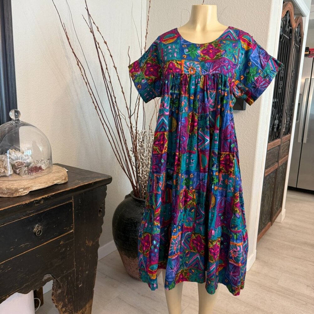 Vanity Fair Hawaiian MuMu Dress